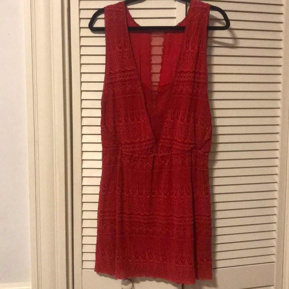 Free people red dress - Picture 3 of 3